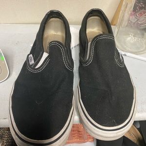 Black slip on vans 2 for $15